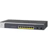 Image de NETGEAR Smart GS510TPP - Commutateur - L3 Lite - intelligent - 8 x 10/100/1000 (PoE+) + 2 x SFP - de bureau, Montable sur rack - PoE+ (190 W)