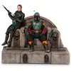 Image de Iron Studios Star Wars - Boba Fett et Fennec Shand sur le trône Statue Delux Art Scale 1/10