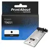 Image de Marque propre PrintAbout Cartouche d'encre T9651 Noir Convient pour Epson