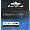 Image de Cartouche compatible Canon CLI-65BK/C/M/Y/GY/LGY/PM/PC - 8 couleurs - Multipack