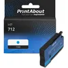 Image de Cartouche compatible HP 712 (3ED67A) - Cyan