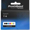 Image de Cartouche compatible Epson 114 (C13T07A1/B1/B2/B3/B4/B540) - 6 couleurs - Multipack