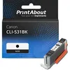 Image de Cartouche compatible Canon CLI-531BK - Noir