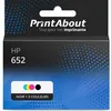 Image de Cartouche compatible HP 652 (F6V24AE) - Noir + 3 couleurs - Multipack