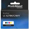 Image de Cartouche compatible Brother LC-527BK/C/M/Y - 4 couleurs - Multipack