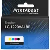 Image de Cartouche compatible Brother LC-1220VALBP - 4 couleurs - Multipack