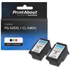 Image de Cartouche compatible Canon PG-545XL / CL-546XL - Noir + 3 couleurs - Grande capacité - Multipack