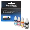 Image de Cartouche compatible Canon GI-590BK/C/M/Y - 4 couleurs - Multipack