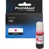 Image de Marque propre PrintAbout Cartouche d'encre 102 (T03R340) Magenta Convient pour Epson