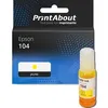 Image de Marque propre PrintAbout Cartouche d'encre 104 (C13T00P440) Jaune Convient pour Epson