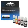 Image de Marque propre PrintAbout Cartouche d'encre T00Q140/R140/240/340/440 (105) 5 couleurs Multipack Convient pour Epson