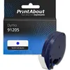 Image de Ruban compatible Dymo 91205 (S0721650) - (12 mm) - Noir sur bleu