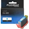 Image de Cartouche compatible Canon CLI-42C - Cyan