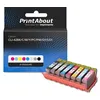 Image de Cartouche compatible Canon CLI-42BK/C/M/Y/PC/PM/GY/LGY - 8 couleurs - Multipack