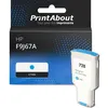 Image de Cartouche compatible HP F9J67A (728) - Cyan - Très grande capacité
