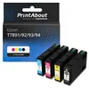 Image de Cartouche compatible Epson T7891/92/93/94 - 4 couleurs - Multipack