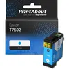 Image de Cartouche compatible Epson T7602 - Cyan