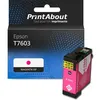 Image de Cartouche compatible Epson T7603 - Magenta vif