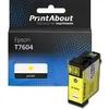 Image de Cartouche compatible Epson T7604 - Jaune