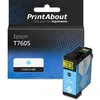 Image de Cartouche compatible Epson T7605 - Cyan clair