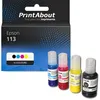 Image de Cartouche compatible Epson 113 (CT06B14/24/34/440) - 4 couleurs - Multipack
