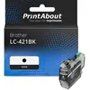 Image de Cartouche compatible Brother LC-421BK - Noir