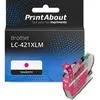 Image de Cartouche compatible Brother LC-421XLM - Magenta - Grande capacité