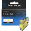 Image de Cartouche compatible Brother LC-421XLY - Jaune - Grande capacité