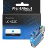 Image de Cartouche compatible Brother LC-422C - Cyan