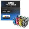 Image de Cartouche compatible Brother LC-422VAL - 4 couleurs - Multipack