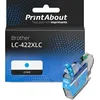 Image de Cartouche compatible Brother LC-422XLC - Cyan - Grande capacité