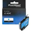 Image de Cartouche compatible Brother LC-424C - Cyan