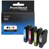 Image de Cartouche compatible Epson 503 (C13T09Q64010) - 4 couleurs - Multipack