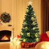 Image de Giantex Sapin de Noël Artificiel 150, 170 Branches en PVC, Support en Métal (150 cm)