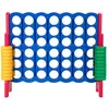 Image de Jeux Puissance 4 Géant, 42 jetons circulaires, 120*42*104 cm Panneau Bleu + Cadre Rouge