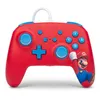 Image de Manette filaire pour Nintendo Switch PowerA Woo-Hoo! Mario Rouge