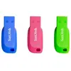 Image de SANDISK Lame Cruzer (16 Go, USB-A), Clé USB, Rose, Bleu, Vert