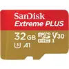 Image de SanDisk Extreme Plus 32 Go MicroSDHC UHS-I SDSQXBG-032G-GN6MA