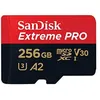 Image de SanDisk Extreme PRO - Carte mémoire flash - 256 Go - A2 / Video Class V30 / UHS-I U3 / Class10 - microSDXC UHS-I