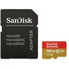Image de SanDisk Extreme - Carte mémoire flash (adaptateur microSDXC vers SD inclus(e)) - 128 Go - A2 / Video Class V30 / UHS-I U3 / Class10 - microSDXC UHS-I
