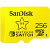 Image de SANDISK Nintendo Switch Card (256 Go, microSDXC, U3, UHS-I), Carte mémoire, Jaune