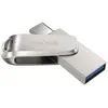 Image de SANDISK Ultra Dual Drive Luxe (64 Go, USB-A, USB-C), Clé USB, Argent