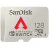 Image de SANDISK Nintendo Switch Card Apex Legends Edition (128 Go, microSDXC, U3, UHS-I), Carte mémoire, Argent