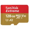 Image de SanDisk Extreme - Carte mémoire flash (adaptateur microSDXC vers SD inclus(e)) - 128 Go - A2 / Video Class V30 / UHS-I U3 / Class10 - microSDXC UHS-I