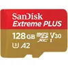 Image de SANDISK Extreme Plus (128 Go, microSDXC, U3, UHS-I), Carte mémoire, Or, Rouge