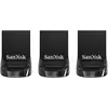 Image de Sandisk UltraFit 3-Pack (32 Go, USB-A), Clé USB, Noir