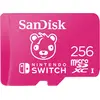 Image de SANDISK Nintendo Switch Card Fortnite Edition (256 Go, microSDXC, U3, UHS-I), Carte mémoire, Pink