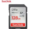 Image de Carte SD SanDisk 128 Go Ultra Carte SD SDHC UHS-I et carte mémoire SDXC 32 Go 64 Go 256 Go 512 Go Carte SD Originale pour Appareil Photo Jusqu'à 120-150 Mo/s Carte Flash  128GB 