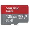 Image de SanDisk Ultra - Carte mémoire flash (adaptateur microSDXC vers SD inclus(e)) - 128 Go - A1 / UHS-I U1 / Class10 - microSDXC UHS-I