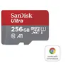 Image de SanDisk Ultra - Carte mémoire flash (adaptateur microSDXC vers SD inclus(e)) - 256 Go - A1 / UHS Class 1 / Class10 - microSDXC UHS-I